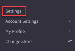 BigCommerce - Settings