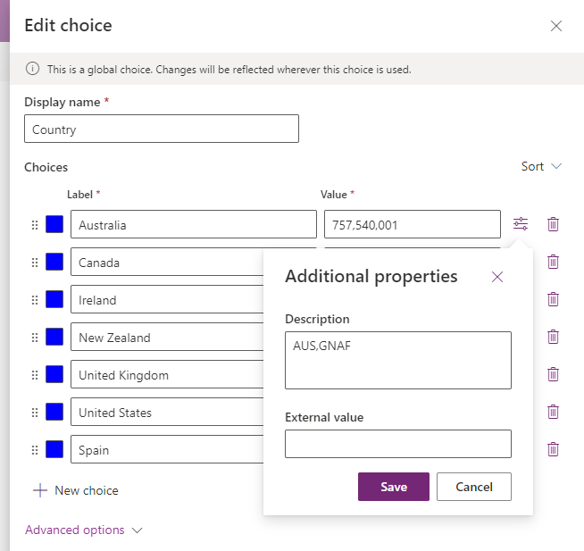 GNAF dataset specified as the default dataset for country Australia