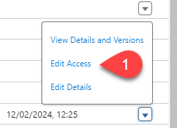 Edit Flow Access